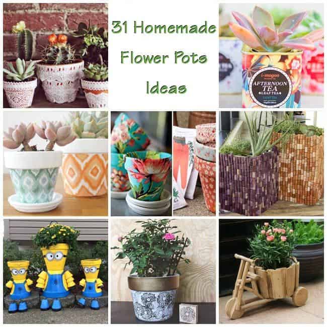 Homemade Flower Pots Ideas