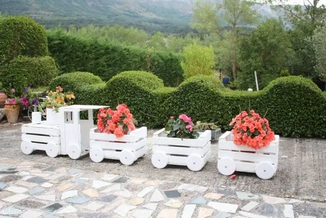 Wooden Planter Boxes