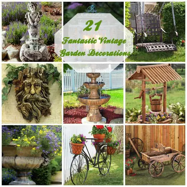 Vintage Garden Decorations