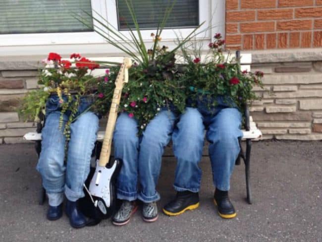 Denim Planter