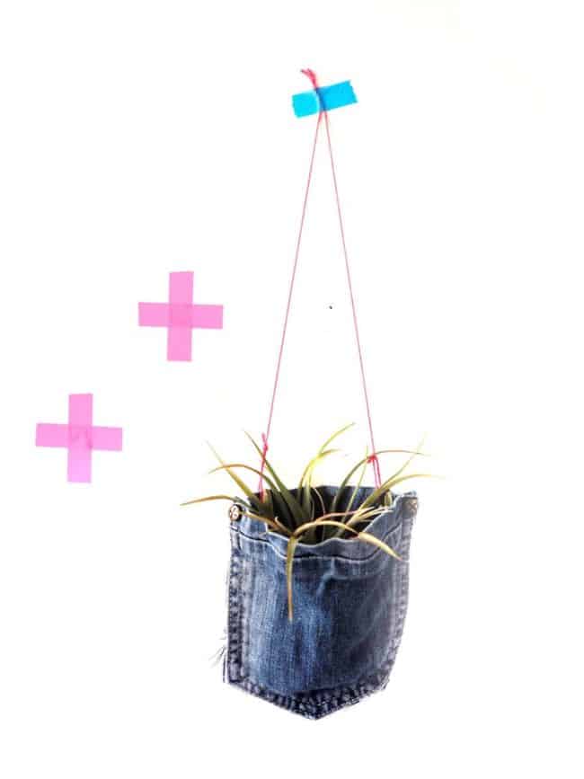 Recycled Jeans Planters