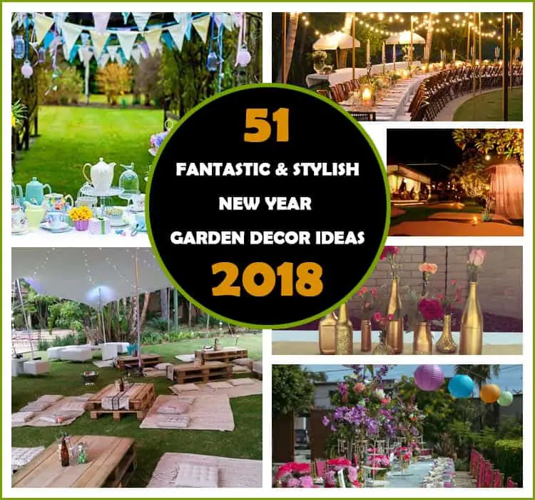 New Year Garden Decor Ideas