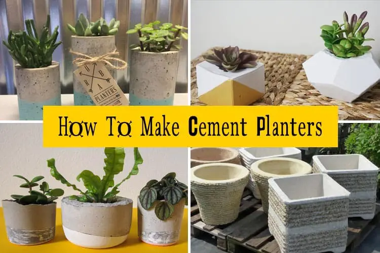 How To Make Cement Planters