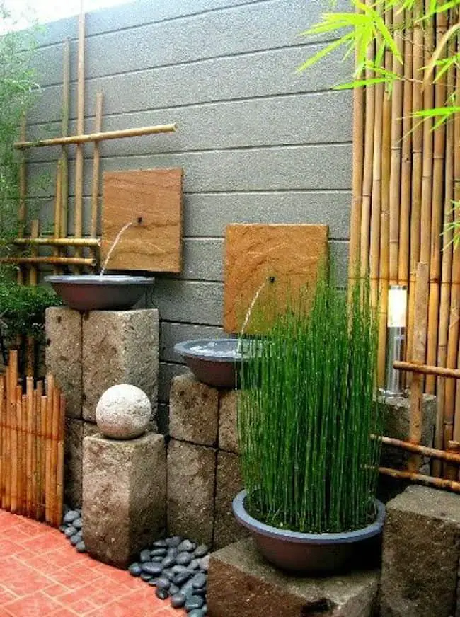 By the Wall Japanese Garden Ideas