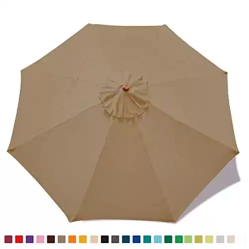 Patio Umbrella 9 ft Replacement Canopy