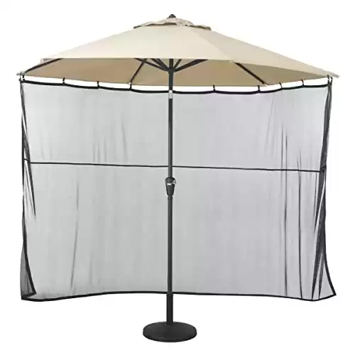 Classic Accessories Water-Resistant Patio Umbrella Shade Screen