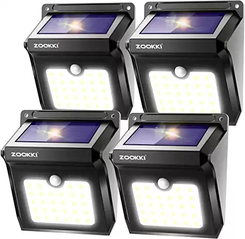 ZOOKKI Solar Outdoor Lights